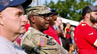 Military Appreciation Day with GEHA and the Chiefs [upl. by Rimas]