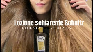 LOZIONE SCHIARENTE SCHULTZ  come schiarire i capelli  Funziona Come utilizzarla ‼️ [upl. by Bland131]