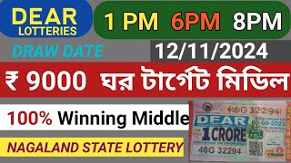 12112024 Dear Lottery Target  Dear Lottery winner 2024  Dear Lottery New Lottery Target [upl. by Sharity418]