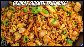 The ULTIMATE GRIDDLE Chicken Fried Rice [upl. by Merrile]