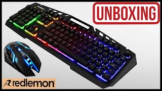 Unboxing  Teclado Gamer Redlemon [upl. by Melvyn]