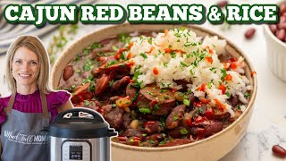 Instant Pot Red Beans and Rice  Using Dried Beans [upl. by Acined]