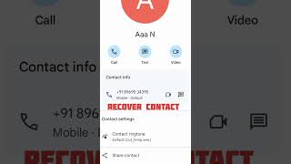 google contact number delete  how to delete Google contact number [upl. by Destinee]