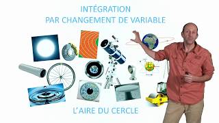 Intégration par changement de variable  laire du cercle [upl. by Rise]