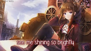 Nightcore  Solo  Lyrics English cover [upl. by Ardnossac]