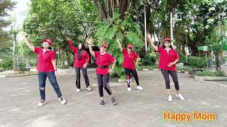 Green Green Grass Line Dance by Happy Mom Choreographer  Caeicikia M Fatruan  INA [upl. by Kcirdorb939]