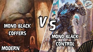 Mono Black Coffers VS Mono Black Control MTG Modern [upl. by Leibman]