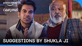 Random Suggestions By Shukla Ji  Chhalaang  Prime Video India [upl. by Nitsed50]