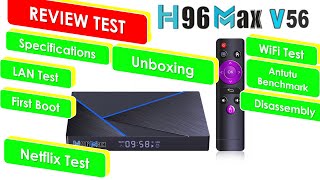 H96 Max Android 12 REVIEW TEST TV Box RK3356 [upl. by Taima471]