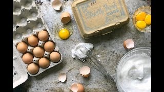 THE FUNCTION OF EGGS IN BAKING  whole eggs egg whites egg yolks [upl. by Treblah]