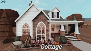 Bloxburg  Autumnal Cottage  265k Interior House Build 🍁 [upl. by Jaine550]