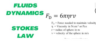 Stokes law  Fluids dynamics  Chapter 6 Class11 physics Physicsmerry [upl. by Margette261]