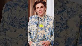 Timothée Chalamets Answer Shocked Everyoneshorts timothéechalamet dune hollywood actor wonka [upl. by Seaton]