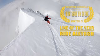 Ride Aletsch  Official Selection quotLine Of The Yearquot Montagne en Scène Winter 2021 [upl. by Ellerrad]