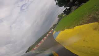 Darley Moor 100923 CB500 amp Lightweights Race 2 incl Crash [upl. by Lenrad]