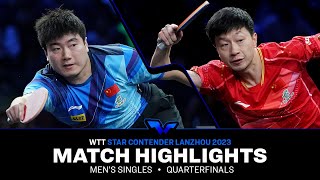 Ma Long vs Liang Jingkun  MS QF  WTT Star Contender Lanzhou 2023 [upl. by Ikin]