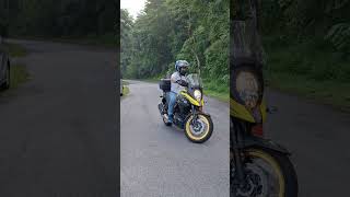 SUZUKI VSTROM 650 2023  Emergency Break  Sound [upl. by Atiras11]