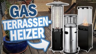 Die besten GAS HEIZER für Terrassen  Top 3 Gas Terrassenheizer Vergleich [upl. by Sucrad]