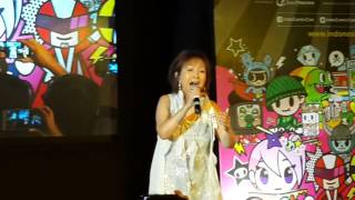 Voltes V No Uta  Mitsuko Horie at Indonesia Comic Con 2016 [upl. by Alag184]