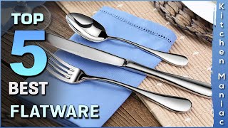 Top 5 Best Flatware Review in 2023 [upl. by Cadmarr]