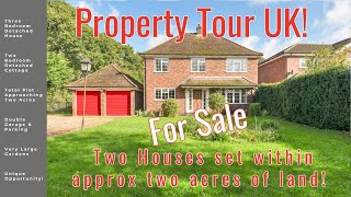 HOUSE TOUR UK Two properties and 2 acres of land £600000 Watton Norfolk Longsons Estate Agents [upl. by Sucramej457]