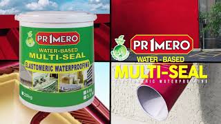 HOW TO USE PRIMERO MULTISEAL ELASTOMERIC WATERPROOFING PAINT [upl. by Aneleasor975]