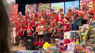 Put a little love in your heart  Jacko 2nd grade Christmas performance [upl. by Aekahs]