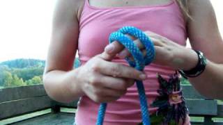 ClimbingTechniquesorg How to Tie a Clove Hitch [upl. by Aihsekal]