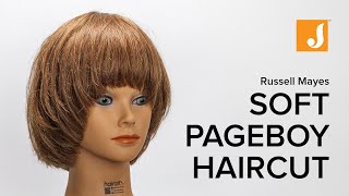 Modernized Soft Razored Short Pageboy Haircut Tutorial [upl. by Elberfeld]