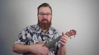 Ukulele Lesson 7 More Advanced Strum patterns [upl. by Newo70]