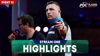 NINEDARTERS AND DRAMA Stream One Highlights  2024 Players Championship 23 [upl. by Ernestine497]