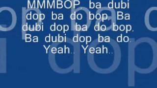 Hanson  Mmmbop Lyrics [upl. by Lissi]