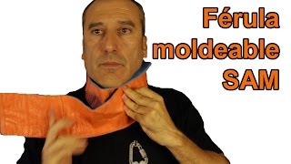 Férula moldeable para inmovilización de cuello brazo y tobillo [upl. by Rayner]