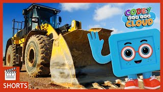 Diggers Excavators and Dump Trucks for Children Kids Toddlers  Codey And The Cloud S1 • E1 [upl. by Nehgam316]