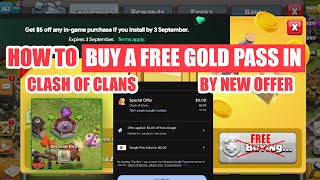 How to Buy a Free Gold Pass in Clash of Clans by New Offer  Tamil [upl. by Iny]