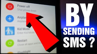 Remotely Turn Off Any Android device By sending SMS How to 😱 [upl. by Grantham14]