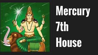 Mercury in Seventh House Mercury 7th House Vedic Astrology [upl. by Ambrosius]