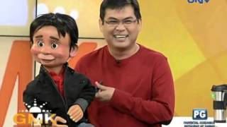 Wanlu and puppet Nicolo on Good Morning Kuya [upl. by Collimore438]