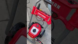 My new craftsman 2100 psi electric pressure washer [upl. by Ruhl229]