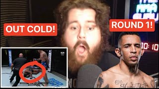 THE MMA GURU REACTS TO CARLOS PRATES KNOCKING OUT NEIL MAGNY IN ROUND 1 AT UFC VEGAS 100 [upl. by Adnilec690]