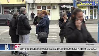 Servicii gratuite de diagnosticare a bolilor oncologice pentru neasigurați [upl. by Soilisav728]