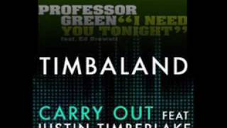 Professor Green vs Timbaland  I Need You Tonight  Carry out 2010 MASHUP [upl. by Aicilra]