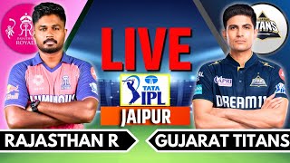 IPL 2024 Live RR vs GT Live Match  IPL Live Score amp Commentary  Rajasthan vs Gujarat Live Match [upl. by Tj730]