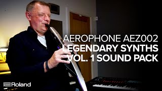 Roland Aerophone AEZ002 Legendary Synths Vol 1 Sound Examples [upl. by Phaedra31]