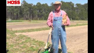 Planting Field Corn with the Hoss Garden Seeder [upl. by Notreb]