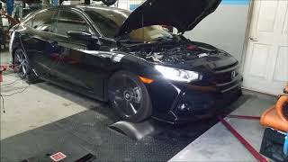 Tuning a 10th Gen Honda Civic Sport 15L Turbo 224 HP  282 FtLbs Custom Dyno Tune [upl. by Ardnayek]