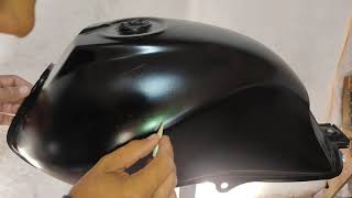 Como fazer adesivo na tinta Dicas pintura em moto [upl. by Dirgis]