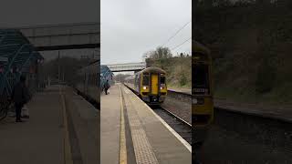 Class 158 arriving into Lancaster train trainspotter trainstation northernrailway [upl. by Attah]