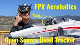 FPV Precision Aerobatics Demo using Open Source Head Tracker in Eflite Viper 90mm [upl. by Omrellig]