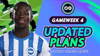 FPL GW4 UPDATED TRANSFER PLANS  MY WILDCARD STRATEGY🃏 [upl. by Ephraim]